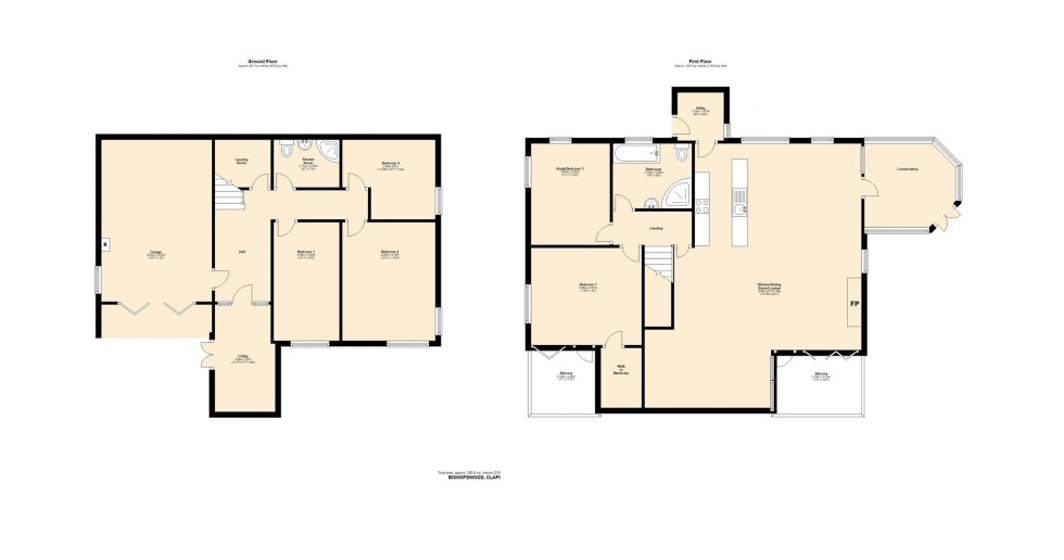 Floorplan for Bishopswood, Clapham