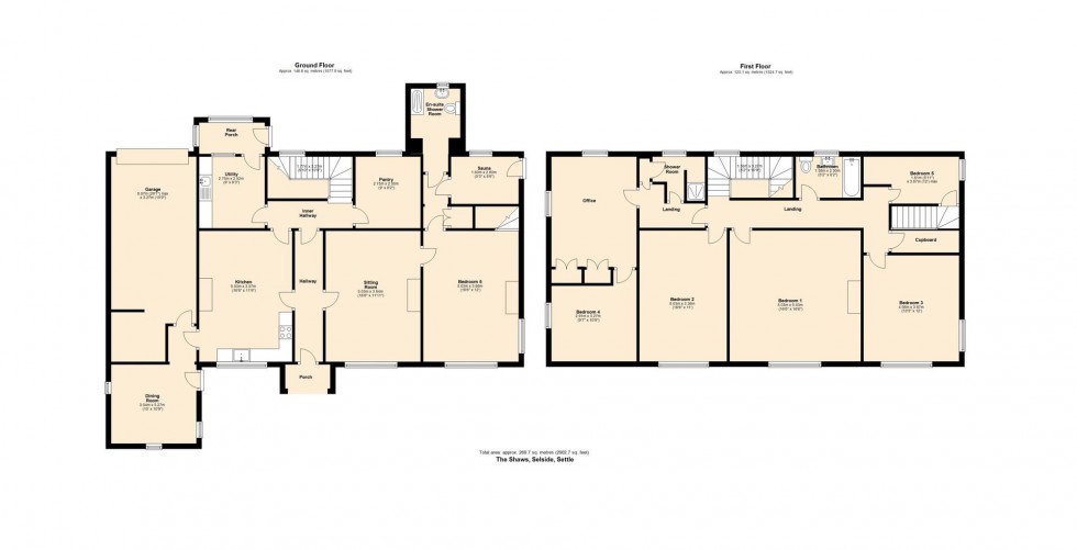 Floorplan for The Shaws, Selside, Settle