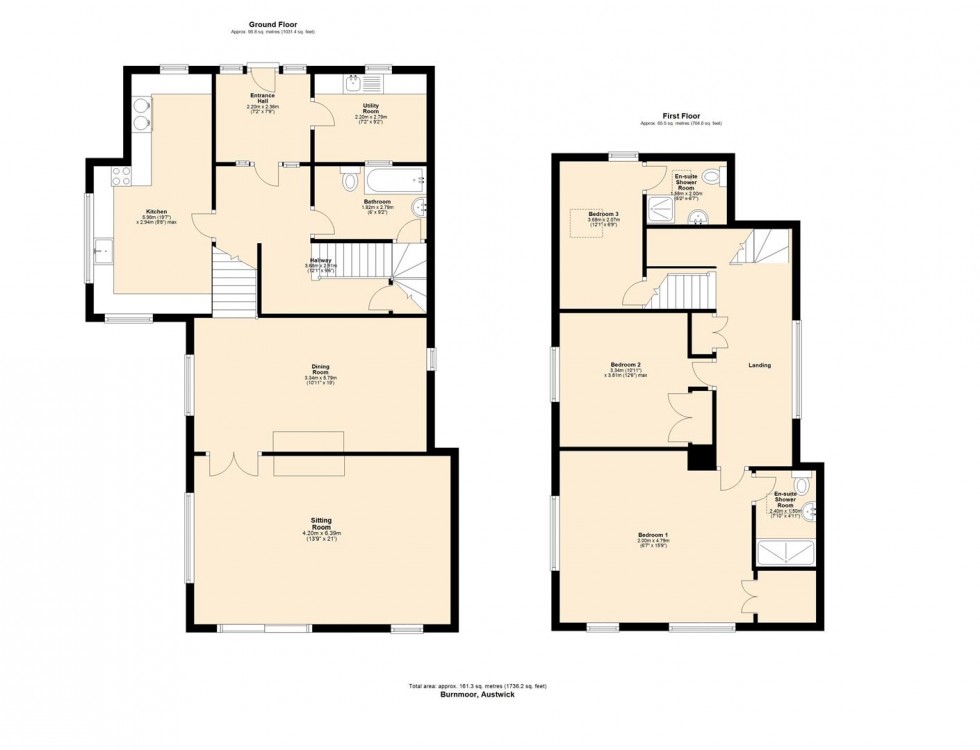 Floorplan for Burnmoor, Austwick