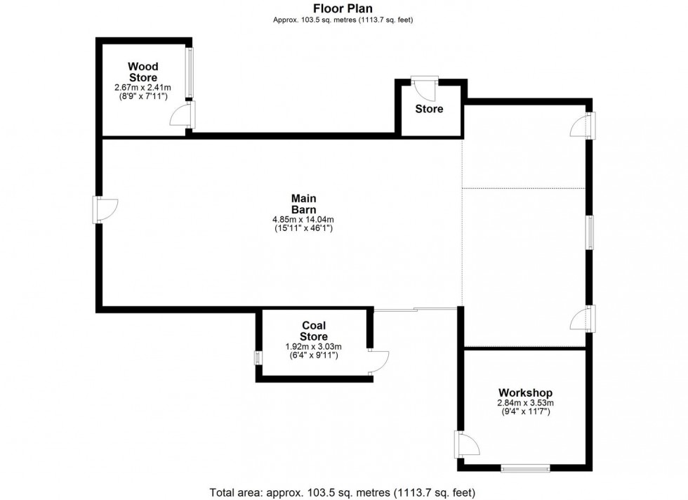 Floorplan for East Clint, Cowgill