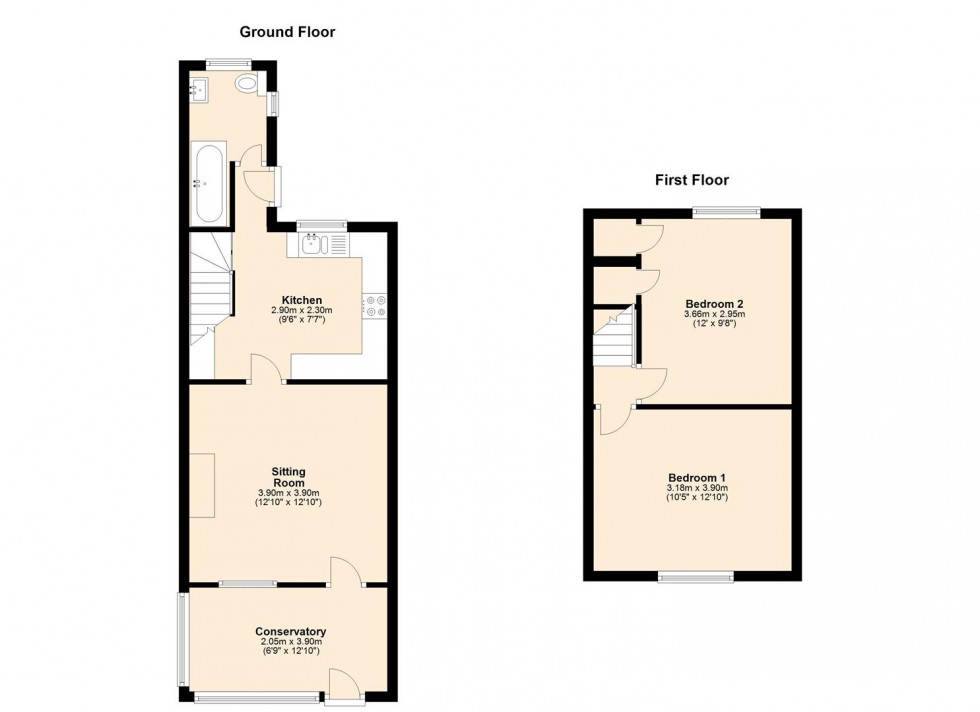 Floorplan for 7 Greta Cottages, Ingleton